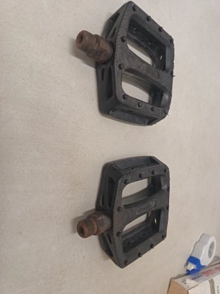 Pedales de Bicicleta Negros de bmx