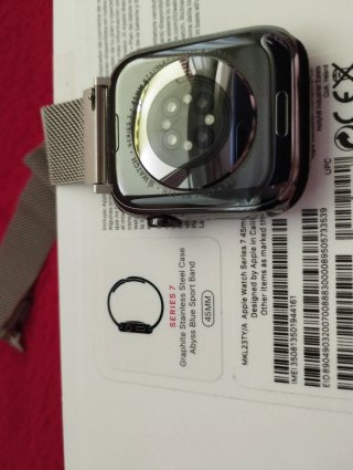 Apple Watch Series 7 45 mm LTE Zafiro