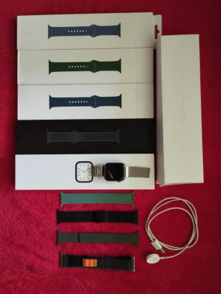 Apple Watch Series 7 45 mm LTE Zafiro