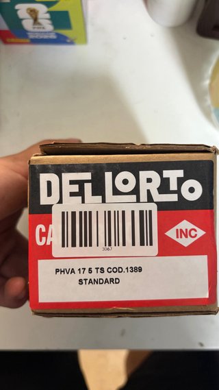 Carburador Dellorto 17.5