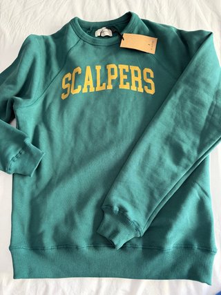 Sudadera Scalpers verde hombre varias tallas