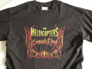 RARE Vintage Hellacopters 1999 Grande Rock T-Shirt