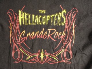 RARE Vintage Hellacopters 1999 Grande Rock T-Shirt