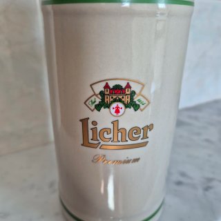 Boccale birra Licher ceramica con coperchio