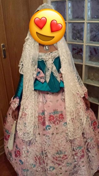 Vestido Novia Alicantina Talla 7/10 años
