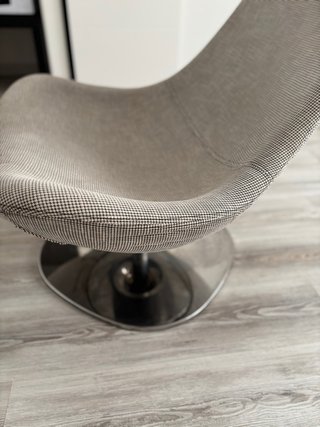 Sillón giratorio gris Ikea