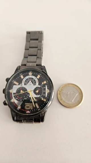 Reloj Dekros Negro y Plateado
