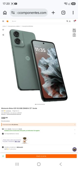 Motorola Moto G35 5G 8GB/256GB