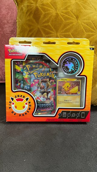 Pokemon Día de Pokémon 2026 Sellado 3 Sobres+Promo