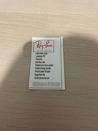 Estuche Gafas Ray-Ban Original Negro