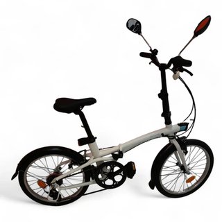 BICICLETA PLEGALBE BTWIN OXYLANE 500 BLANCA