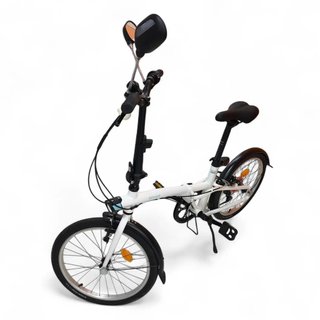 BICICLETA PLEGALBE BTWIN OXYLANE 500 BLANCA
