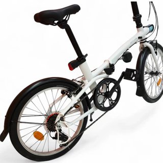 BICICLETA PLEGALBE BTWIN OXYLANE 500 BLANCA