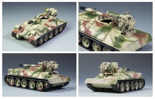 Maqueta T-34/D30 122mm Rye Field 1/35
