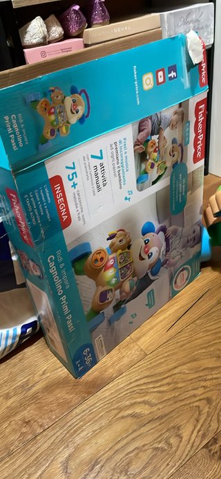Carrellino primi passi Fisher Price cane