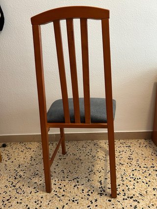 6 Sillas Comedor Tapizadas Madera