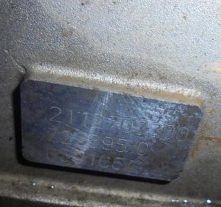 Mercedes 2112703300 caja cambios c 180 1.8 g 64962