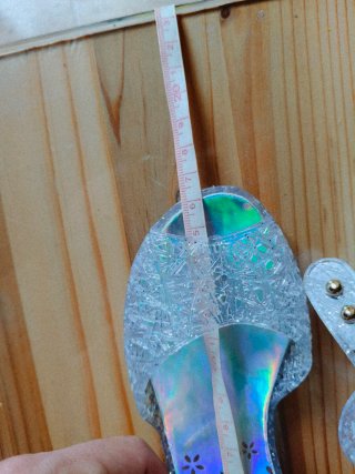 Zapatos con purpurina de princesa 16cm