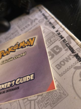 Pokemon Cristal Guía Entrenador GameBoy