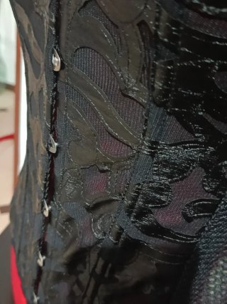 Corsé de vestir negro