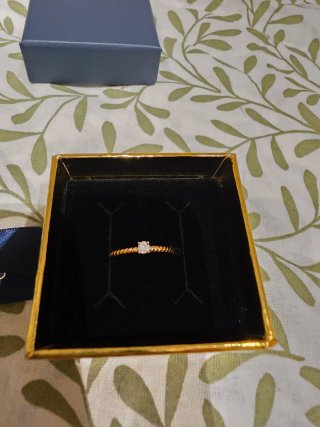 Anillo Oro 9K Diamante