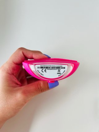 Limpiador Facial Eléctrico Rosa
