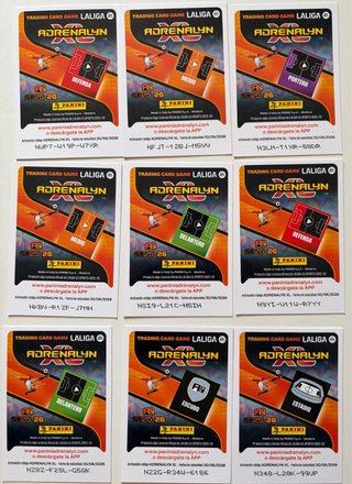 Lote 9 cromos FC Barcelona + Escudo + Stadium Card