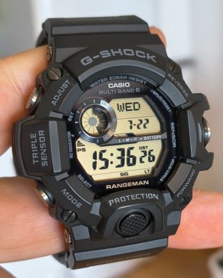 Casio G-Shock GW-9400J Rangeman Blackout Mod.