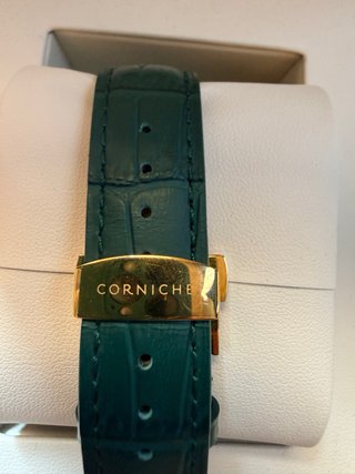 Reloj Coriche Dorado con Correa Verde