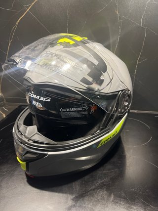 Casco Moto gris