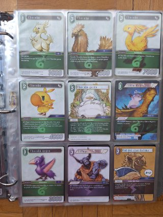 Lote 450 Cartas distintas Final Fantasy CCG TCG