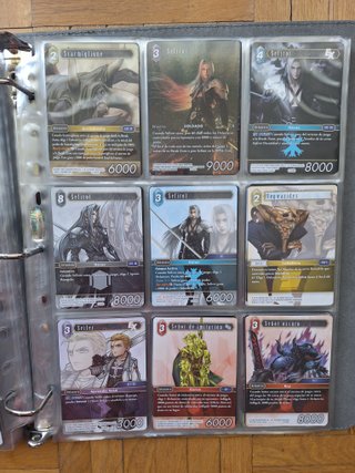 Lote 450 Cartas distintas Final Fantasy CCG TCG