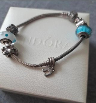 Pulsera Pandora Plata con Charms