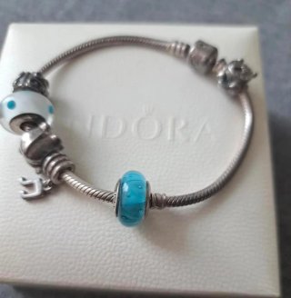 Pulsera Pandora Plata con Charms