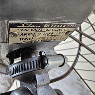 Ventilador Siam 1965 Argentina