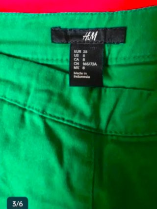 Pantalón H&M Verde