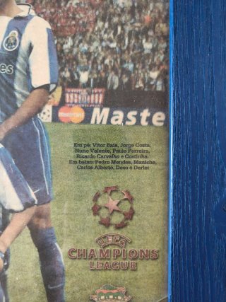 Quadro FC Porto Campeão Europeu 2003/2004
