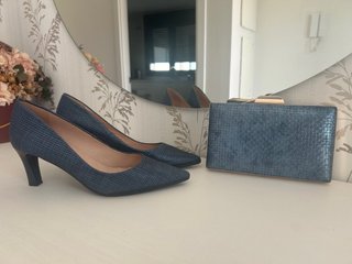 Zapatos de Salón Hispanitas y cartera  a juego