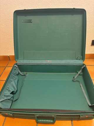 Maleta de viaje grande verde