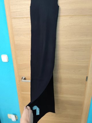 Vestido Mango Negro Talla XS