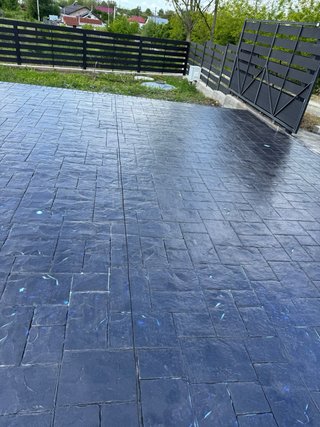 Pavimento de hormigón impreso