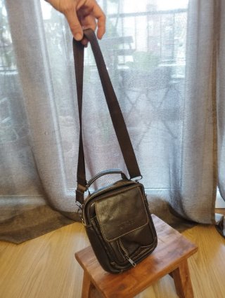 Bolso Diesel Marrón Piel