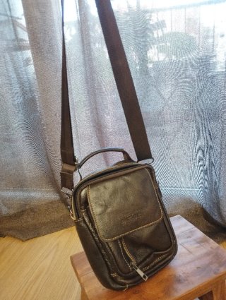 Bolso Diesel Marrón Piel
