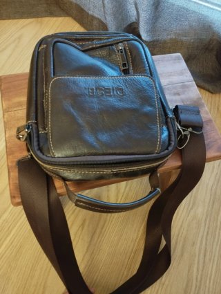 Bolso Diesel Marrón Piel