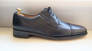 Scarpe Frau Derby Pelle N.40 Nere
