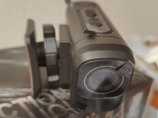 Action Cam 4K Dual-Camera Moto Casco NUOVA