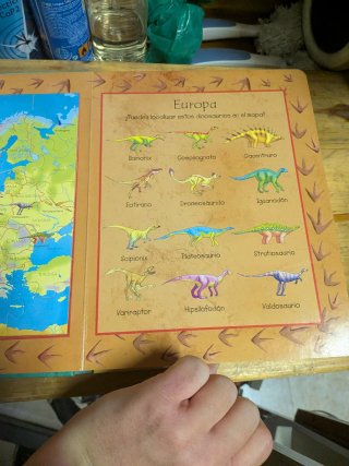 Dinosaurios del mundo libro puzzle
