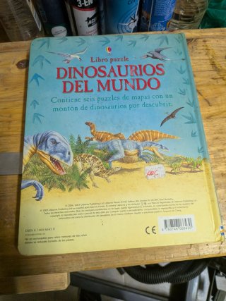 Dinosaurios del mundo libro puzzle