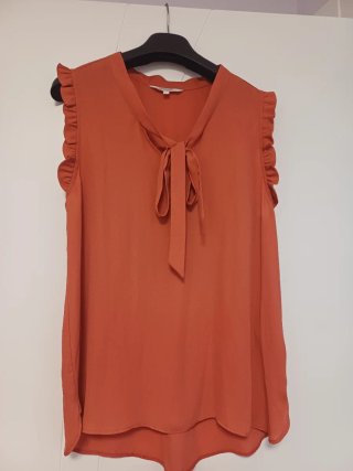 Blusa sin mangas t42 coral