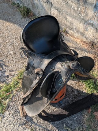 Silla de montar vaquera